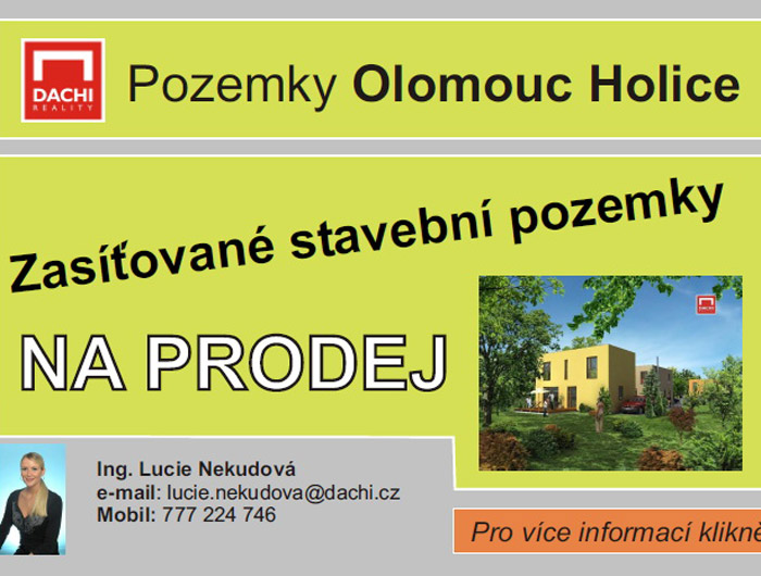 pozemky Holice